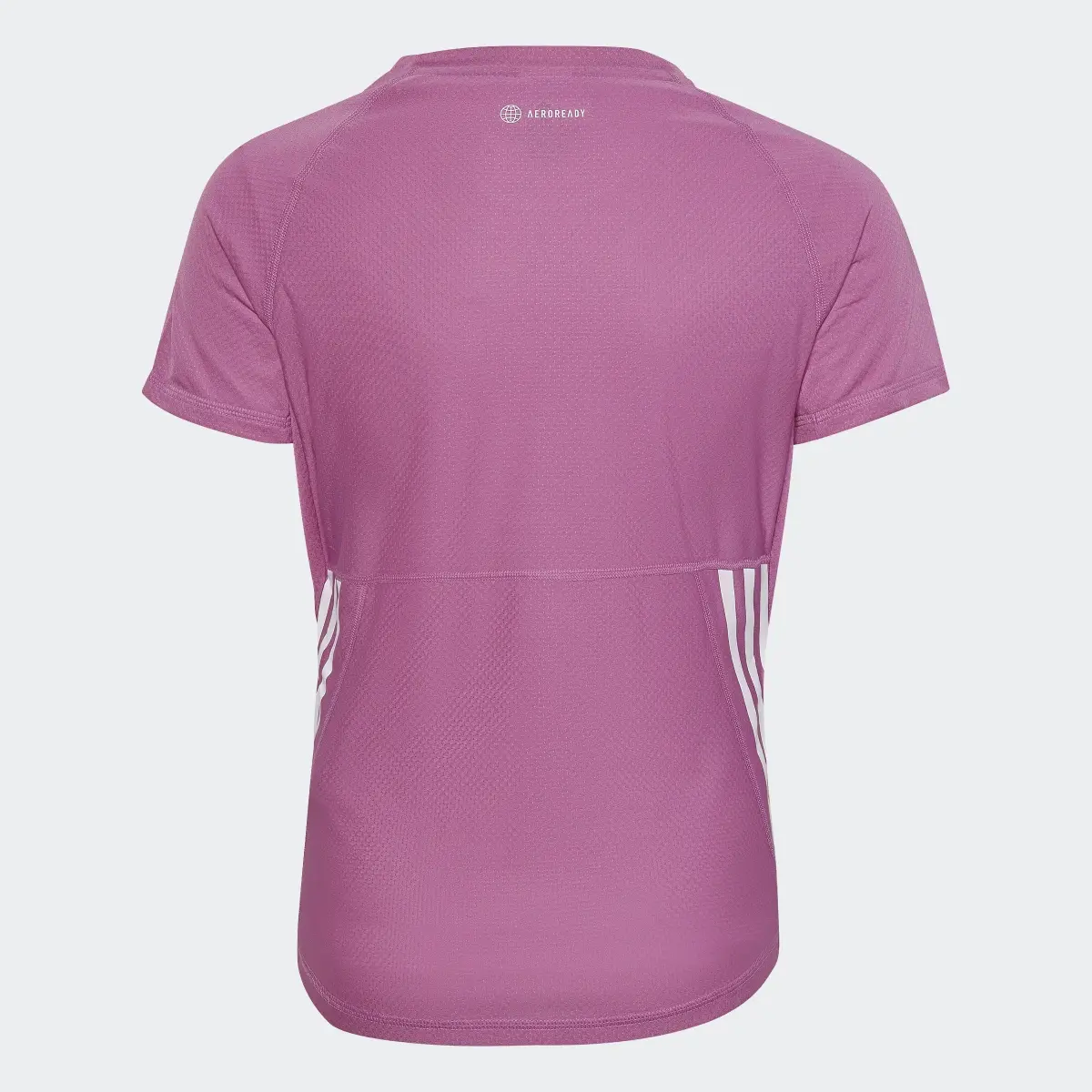 Adidas T-shirt da allenamento AEROREADY 3-Stripes. 2