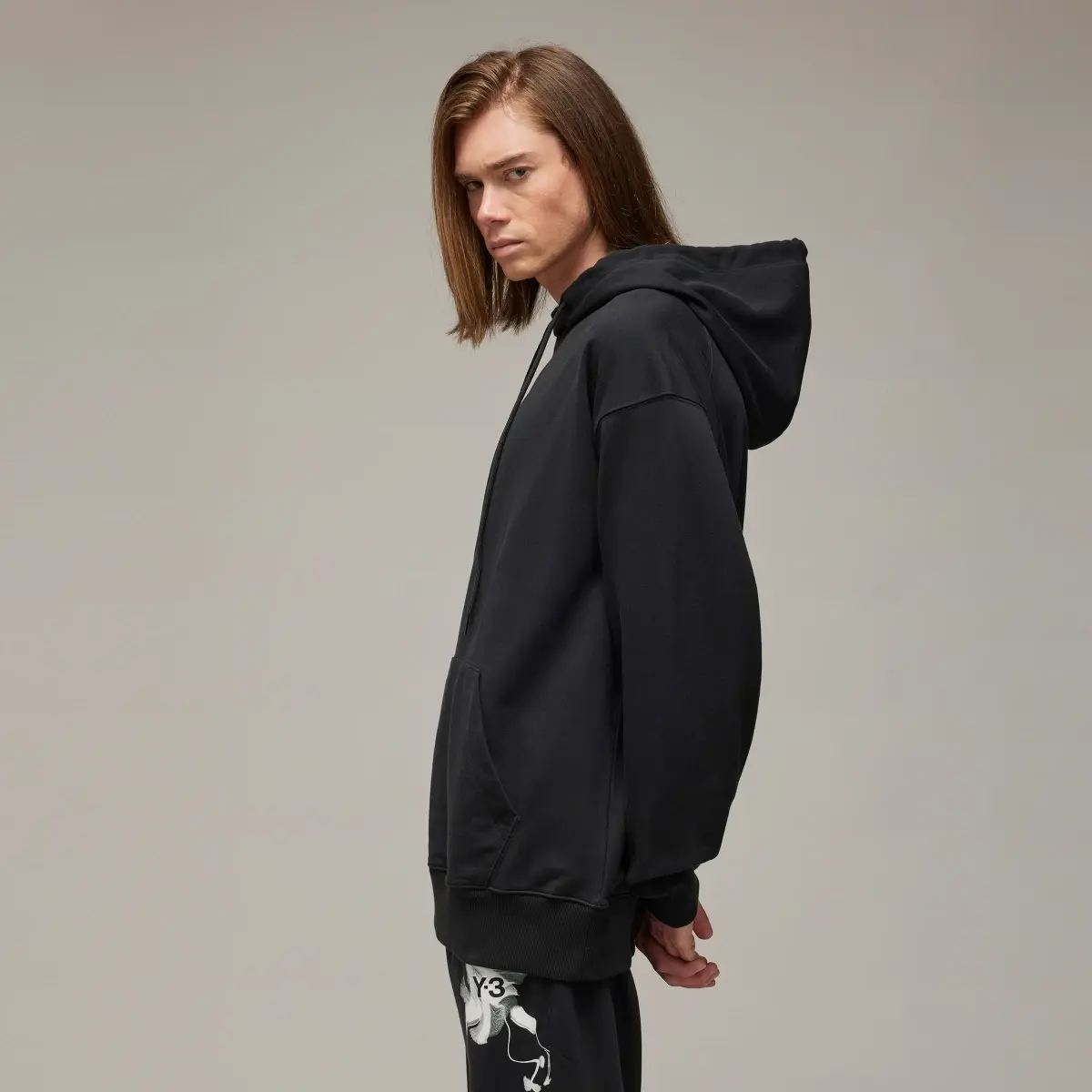 Adidas Y-3 Graphic French Terry Hoodie. 2