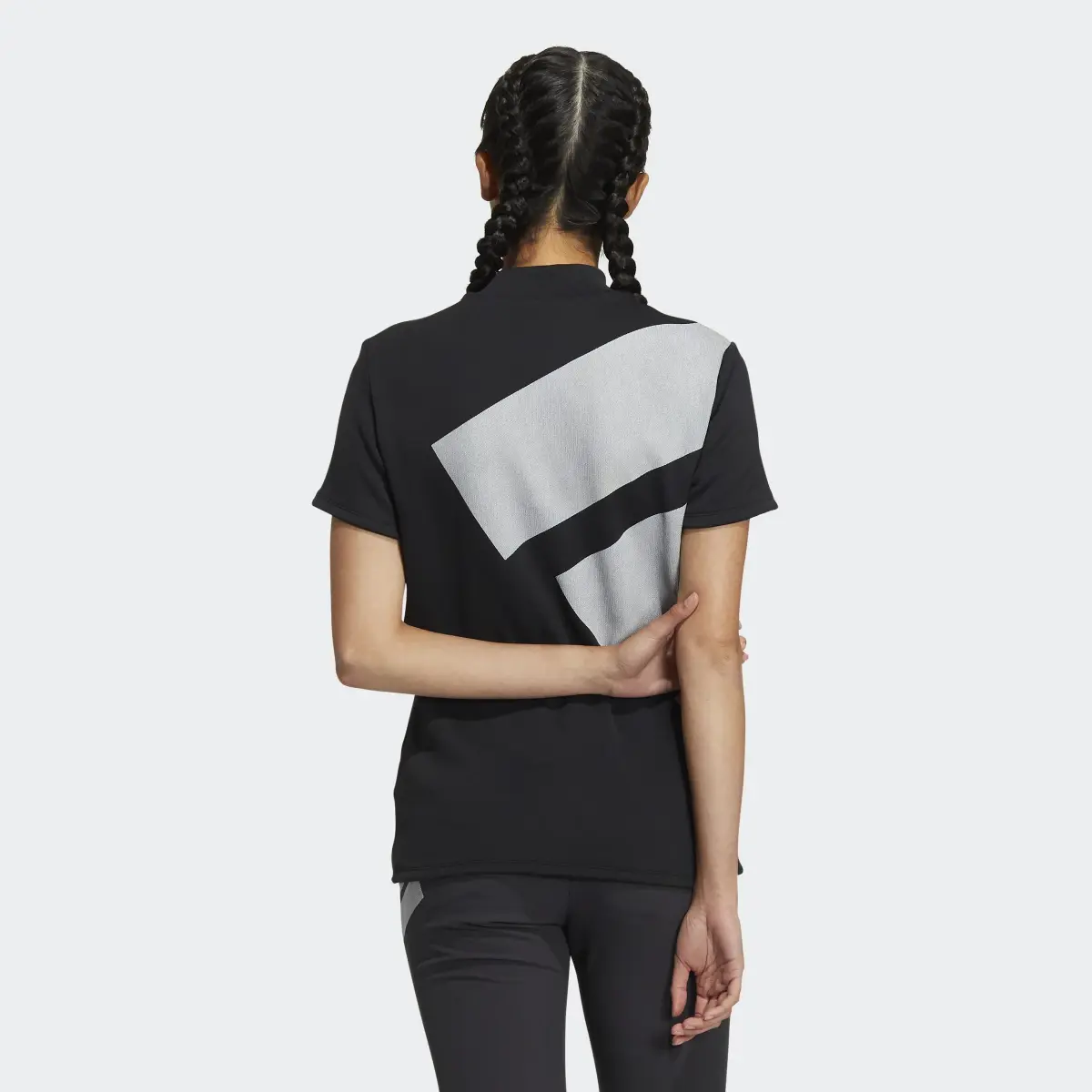 Adidas AEROREADY 3-Bar Mock Neck Shirt. 3