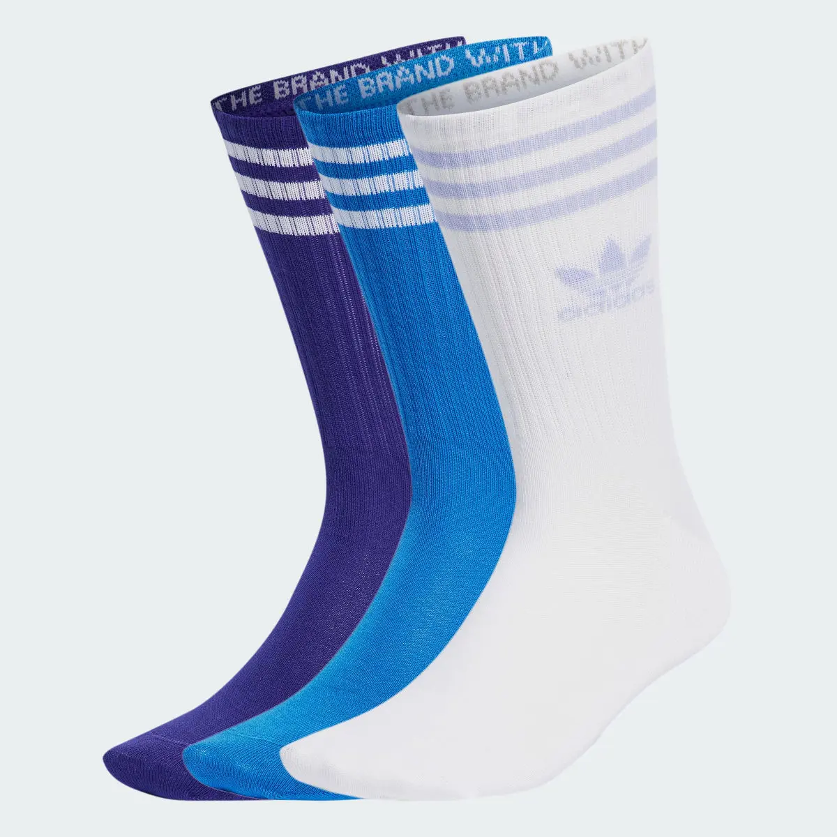 Adidas Adicolor Mid Cut Crew Socks 3 Pairs. 1