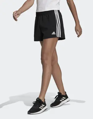 Adidas Short en toile Essentials 3-Stripes (Coupe ample)