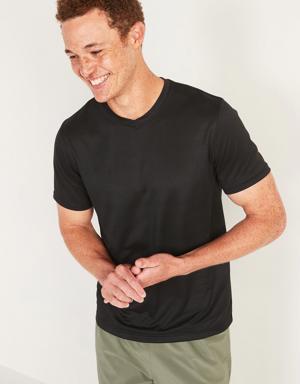 Old Navy Go-Dry Cool Odor-Control Core V-Neck T-Shirt for Men black