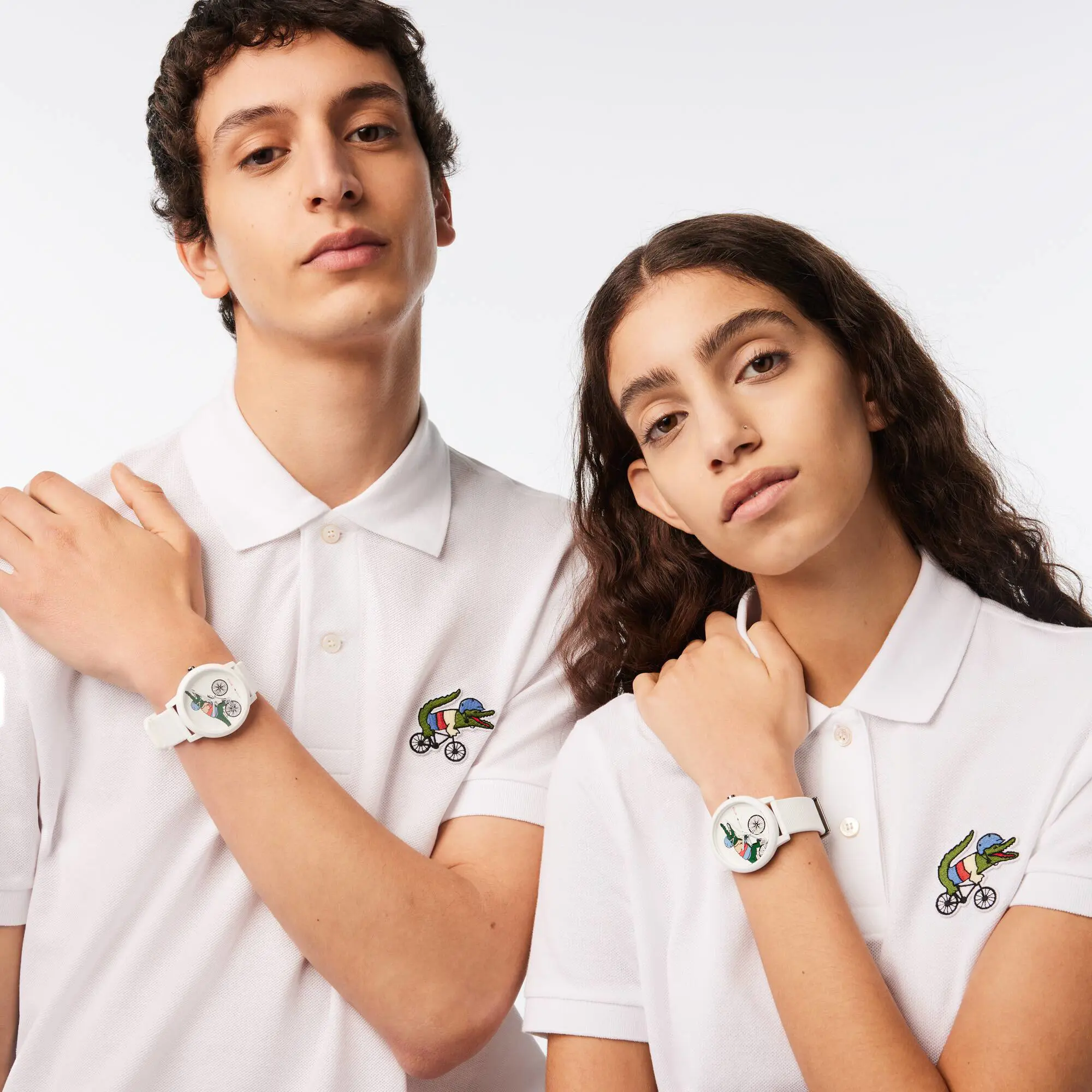 Lacoste .12.12 X Netflix Sex Education 3 Hands Silicone Watch. 1