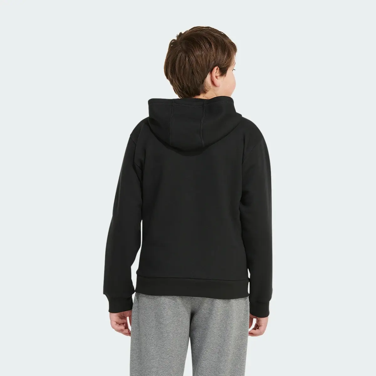 Adidas Long Sleeve Essential Fleece Hoodie (Extended Size). 2