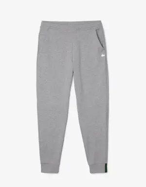 Pantalón deportivo para hombre slim fit en mezcla de algodón calefactable
