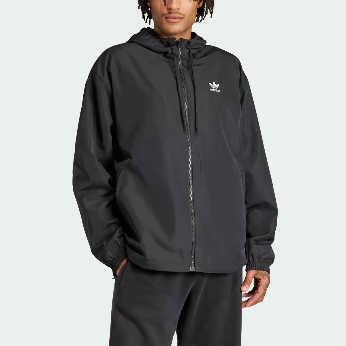 Adidas Adicolor Trefoil Windbreaker. 1