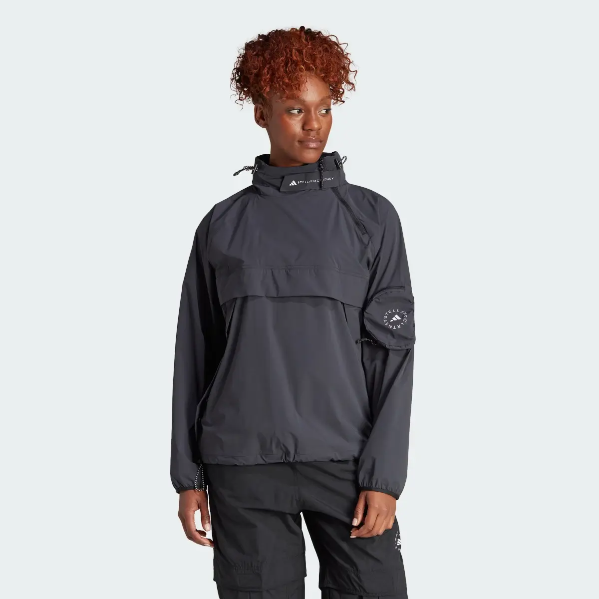 Adidas by Stella McCartney 1/2 Zip Mid-Length Fermuarlı Üst. 2 Adidas by Stella McCartney 1/2 Zip Mid-Length Fermuarlı Üst. 2