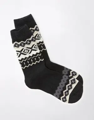 Fair Isle Boot Sock