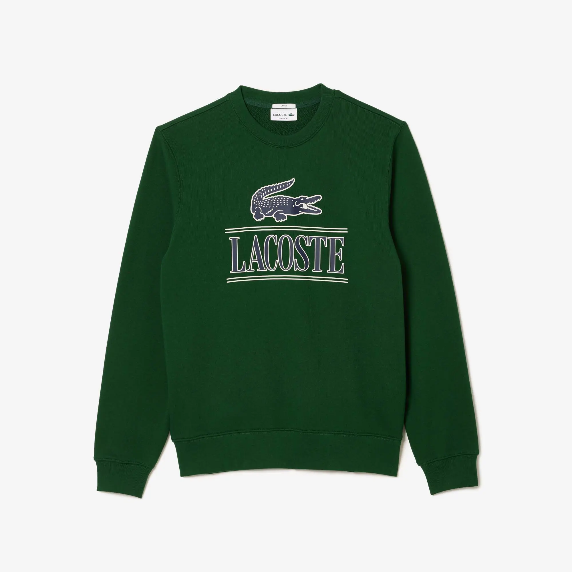 Lacoste Cotton Fleece Branded Jogger Sweatshirt. 2