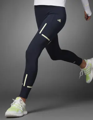 Adidas Legging de running long Fast Impact Reflect At Night X-City