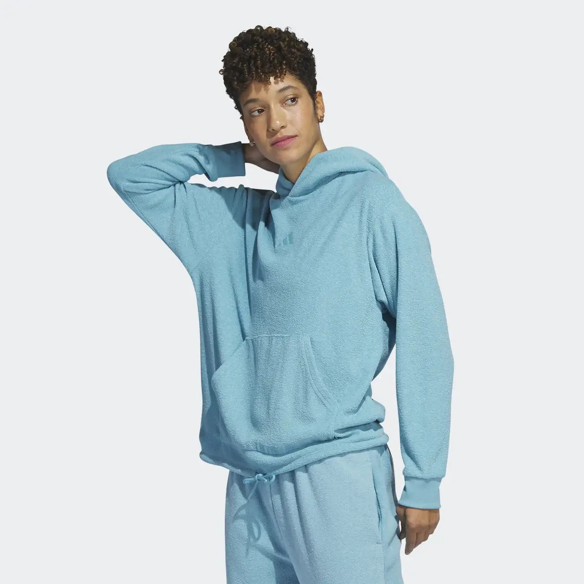 Adidas Select Crop Hoodie. 2