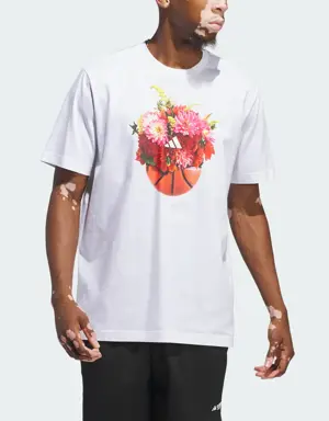 Adidas Floral Hoops Graphic Tee