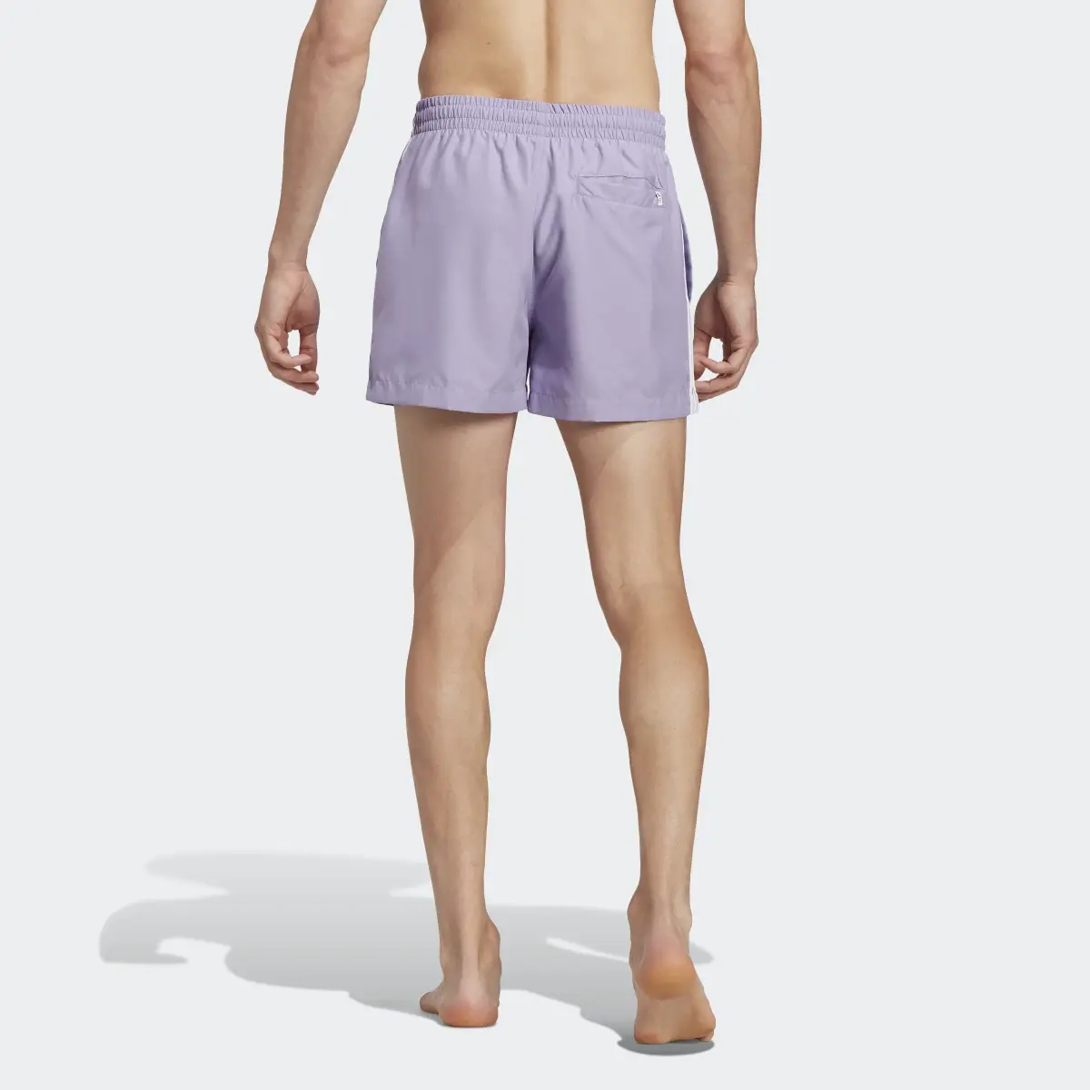 Adidas Adicolor 3-Stripes Swim Shorts. 2