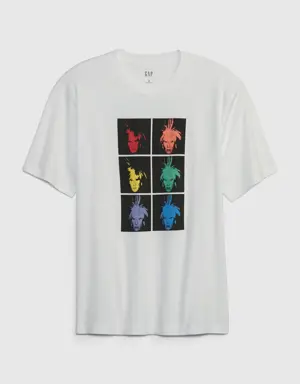 &#215 Andy Warhol Pride Graphic T-Shirt white