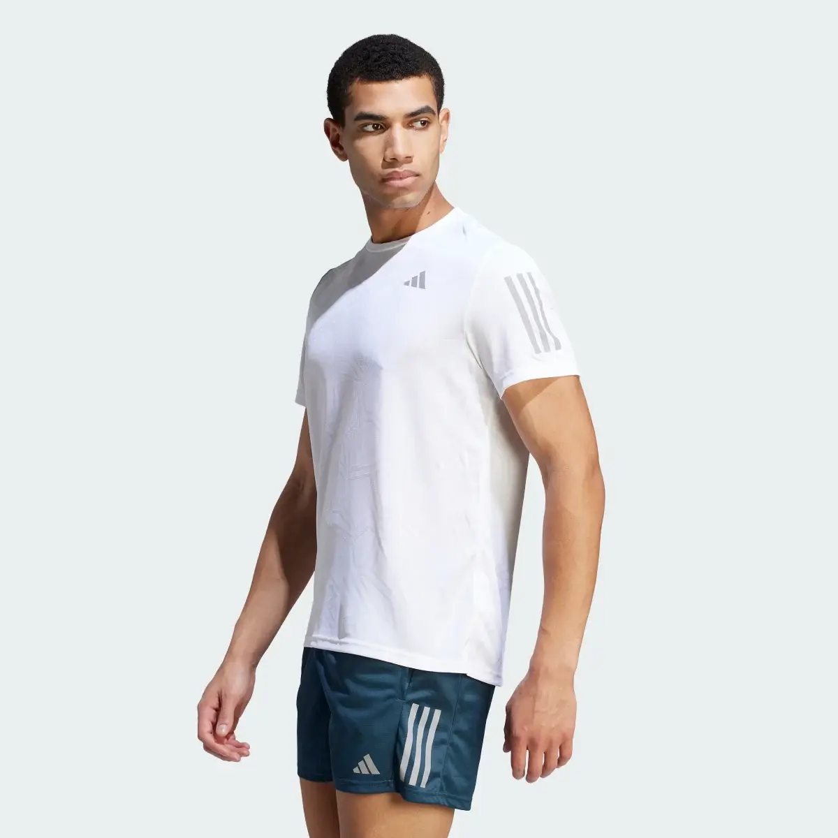 Adidas Own the Run Carbon Measured T-Shirt. 2