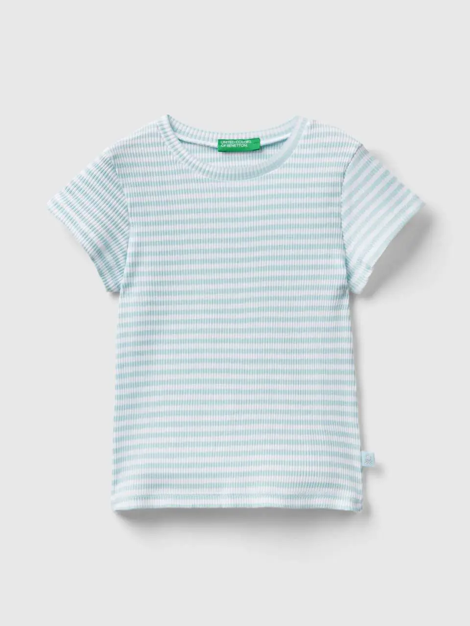 Benetton striped slim fit t-shirt. 1