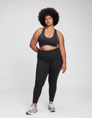 Gap Fit High Rise Recycled Brushed Power Leggings black