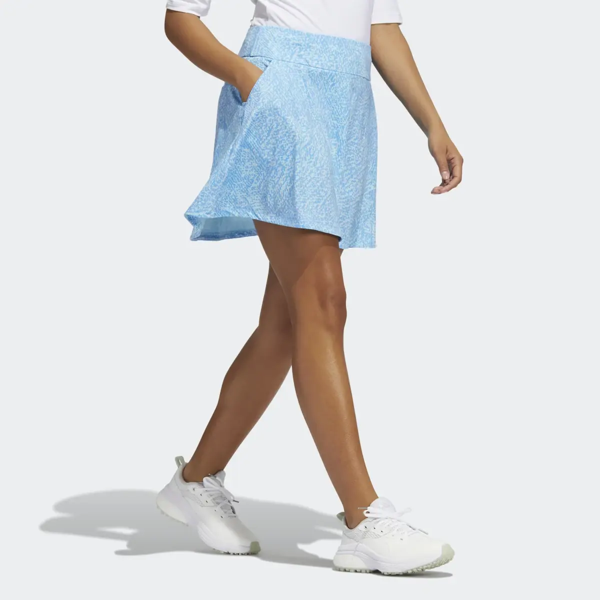 Adidas Printed Frill Golf Skirt. 3