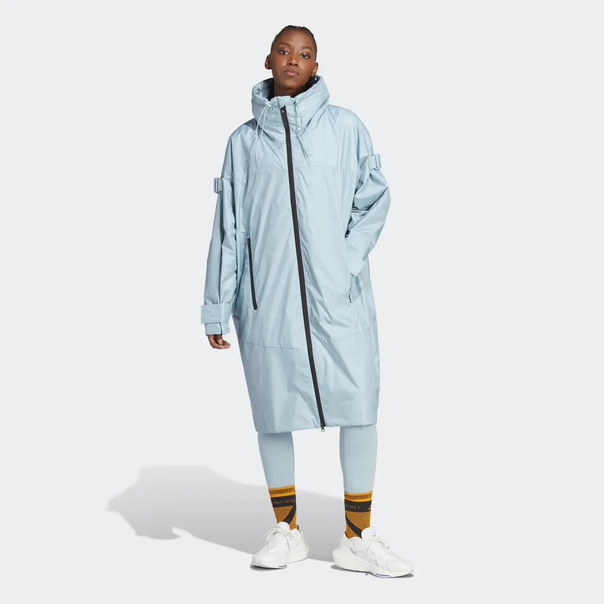 Adidas by Stella McCartney TrueCasuals Sportswear Long Parka. 2