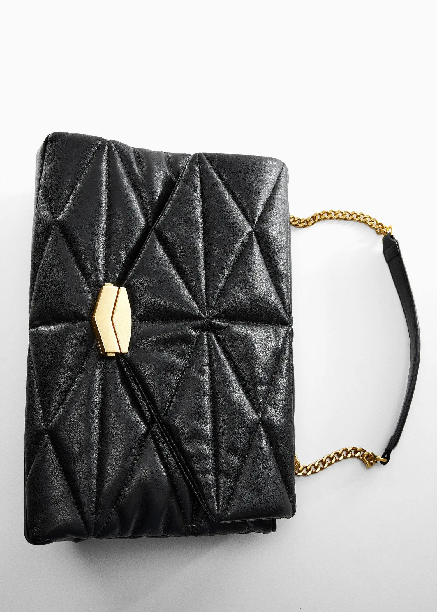 Mango Quilted bag with flap. 1
