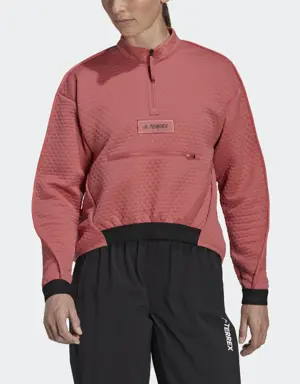 Adidas TERREX Hike 1/2 Zip Fleece-Sweatshirt