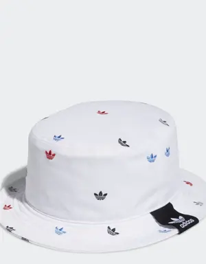 Allover Print Trefoil Bucket Hat