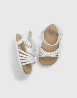 Baby Strappy Sandals white