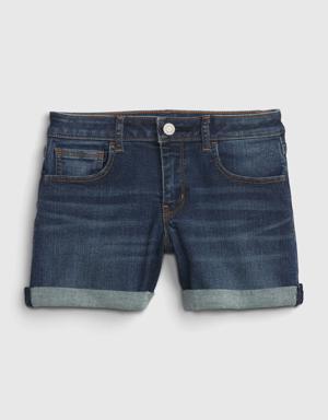 Kids Midi Denim Short blue