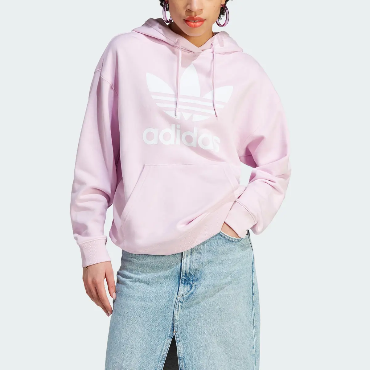 Adidas Adicolor Trefoil Hoodie. 1