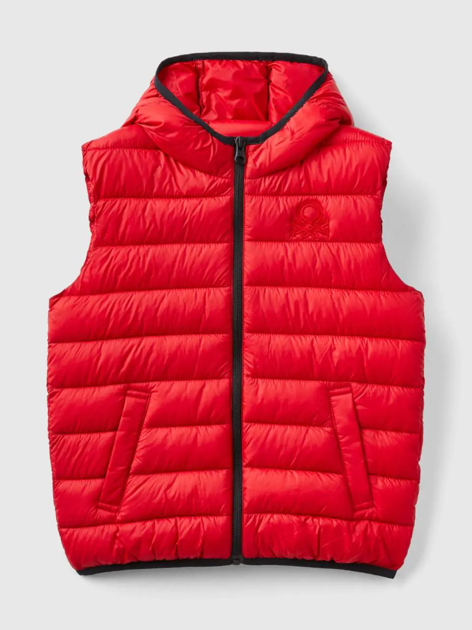 Benetton padded jacket with hood. 1