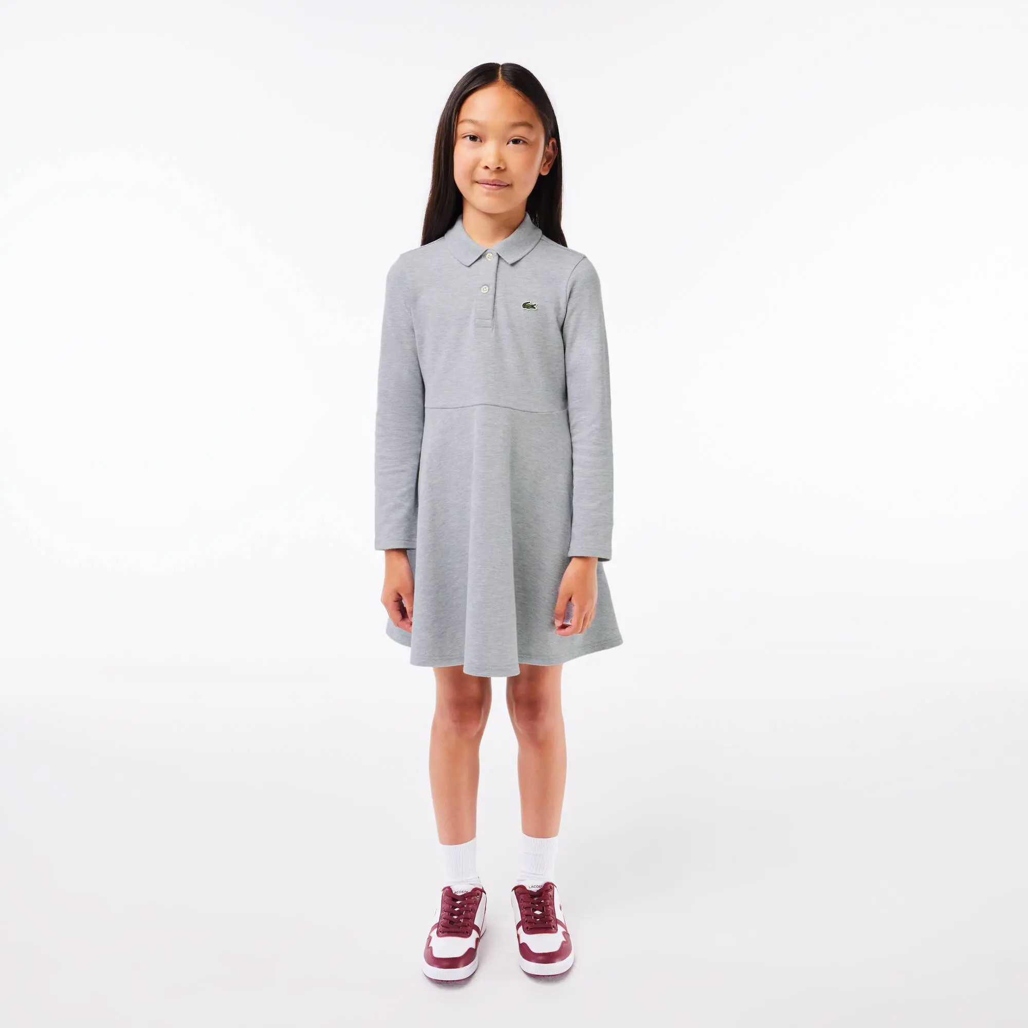 Lacoste Mädchen LACOSTE Piqué-Kleid mit Polokragen. 1