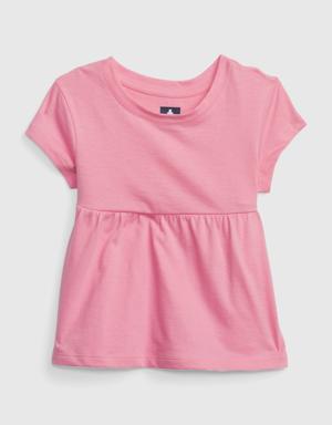 Toddler 100% Organic Cotton Mix and Match Top pink