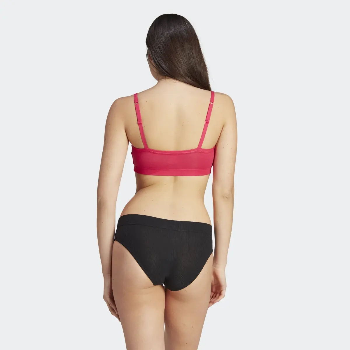 Adidas Adicolor Comfort Flex Cotton Scoop Bralette. 3