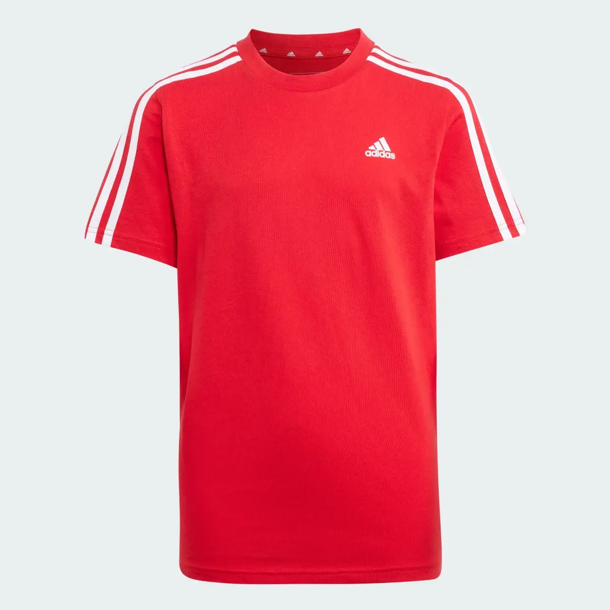 Adidas Essentials 3-Stripes Cotton Tişört. 1