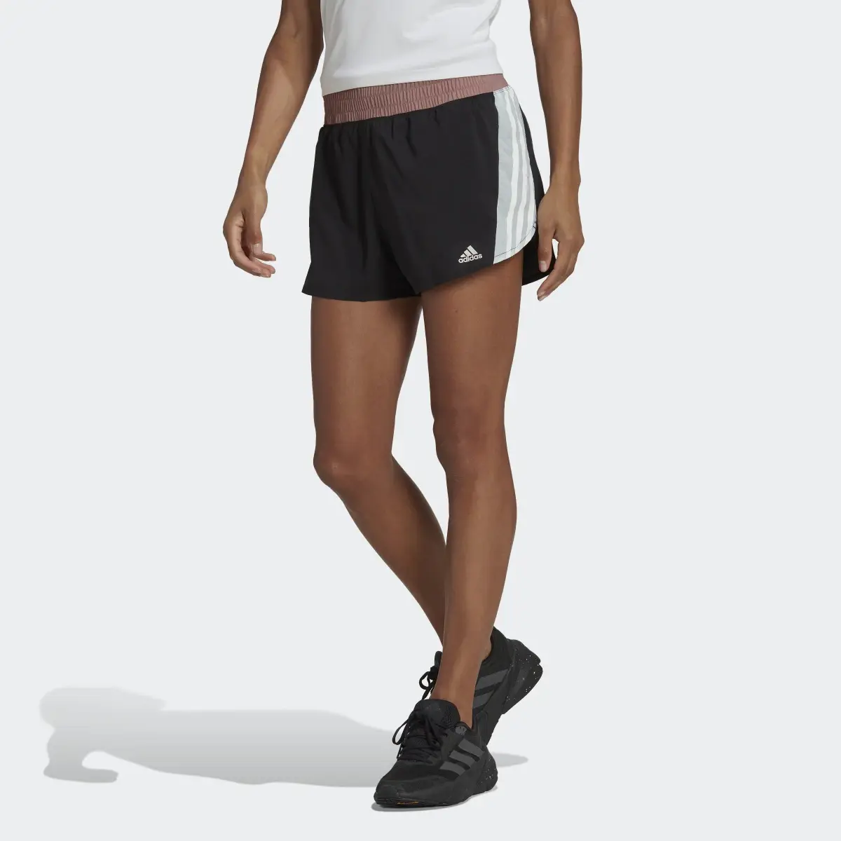 Adidas Hyperglam Running Shorts. 1