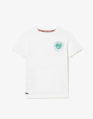Kids’ Lacoste Sport Roland Garros Edition Cotton T-Shirt