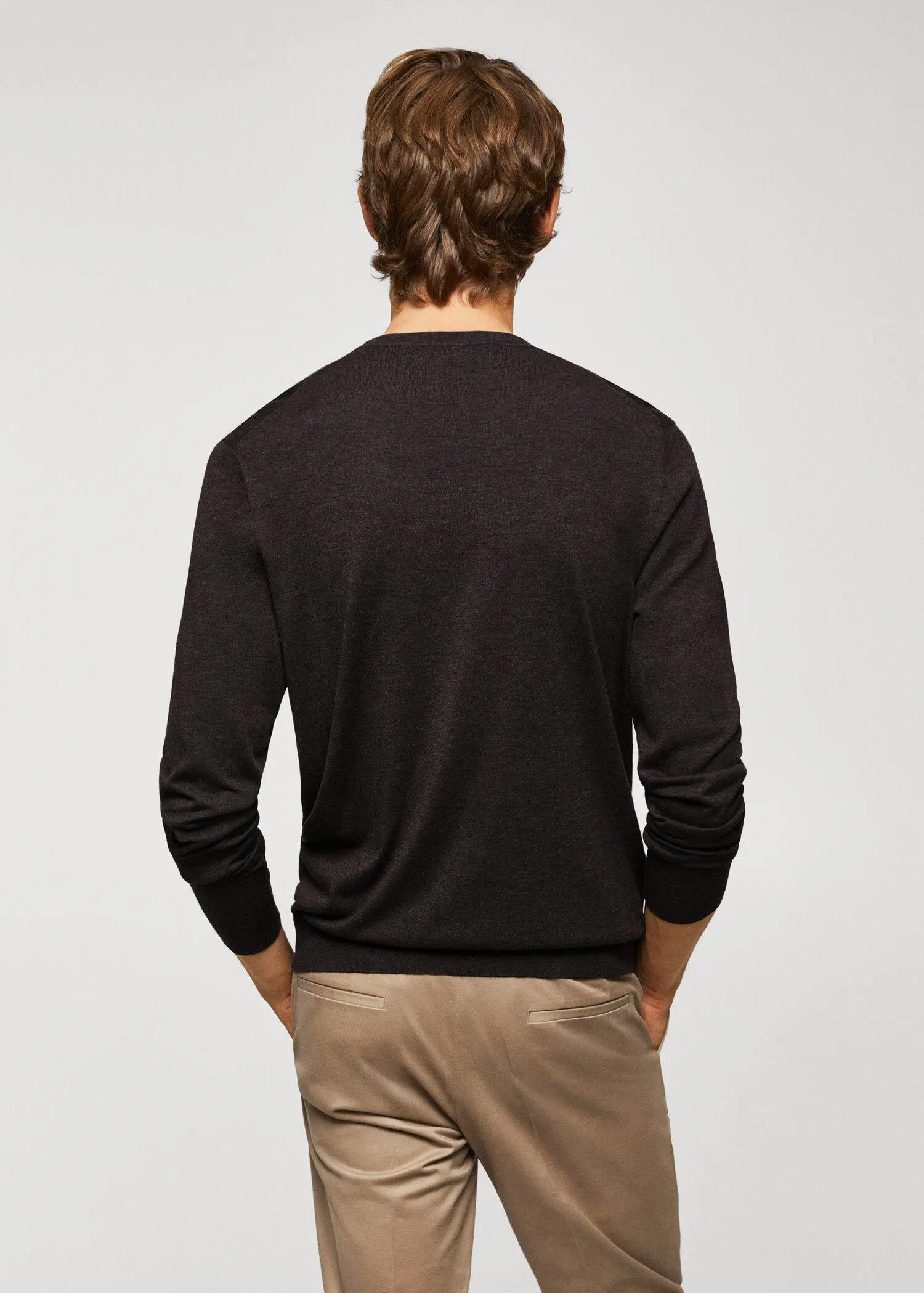 Mango Fine modal-silk sweater. 3