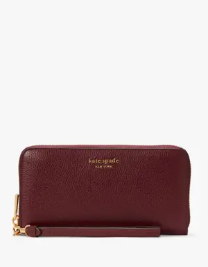 Ava Zip-around Continental Wristlet