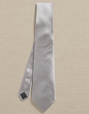 7-Fold Silk Tie silver