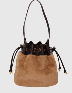 Brown Fur Bag