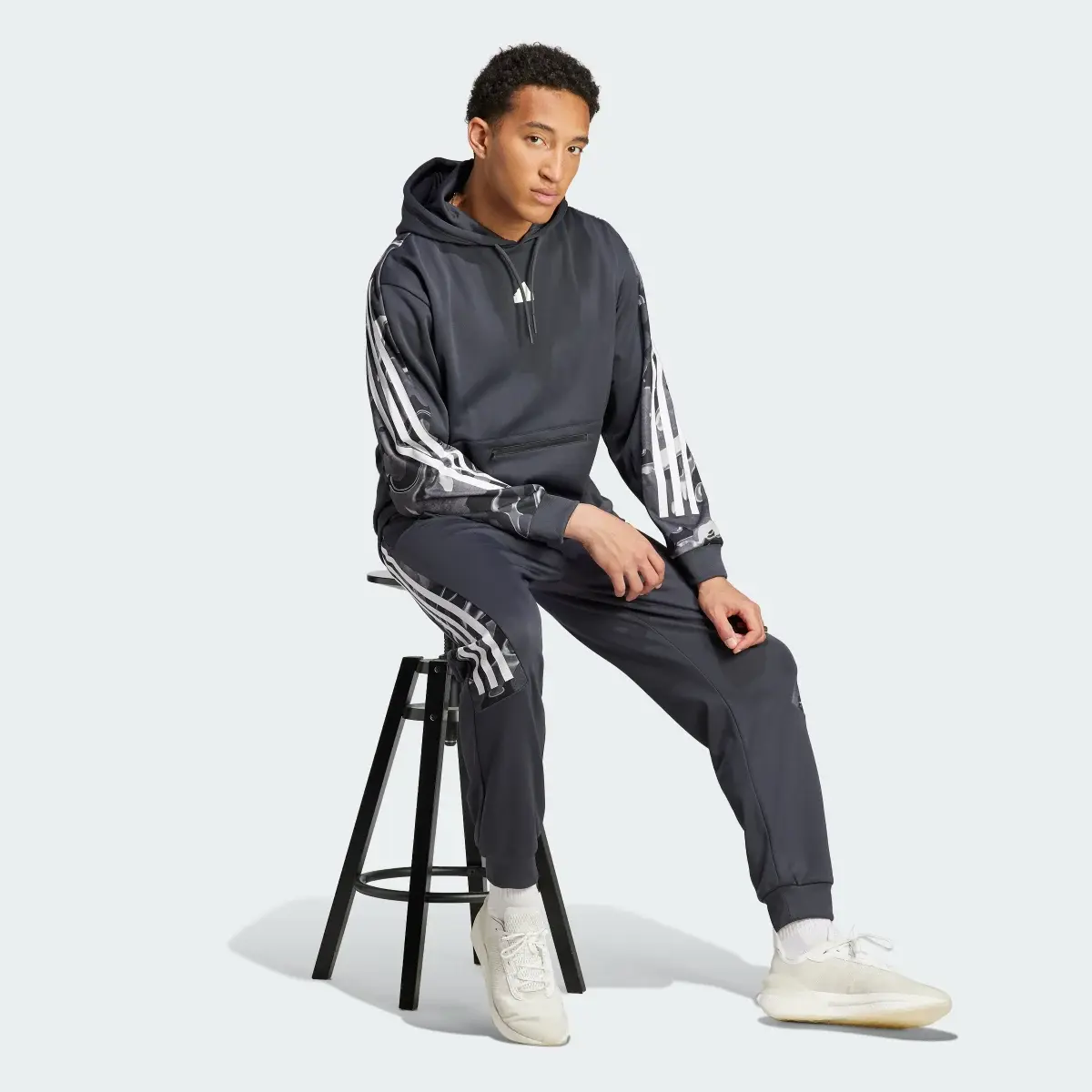 Adidas Future Icons Allover Print Joggers. 3