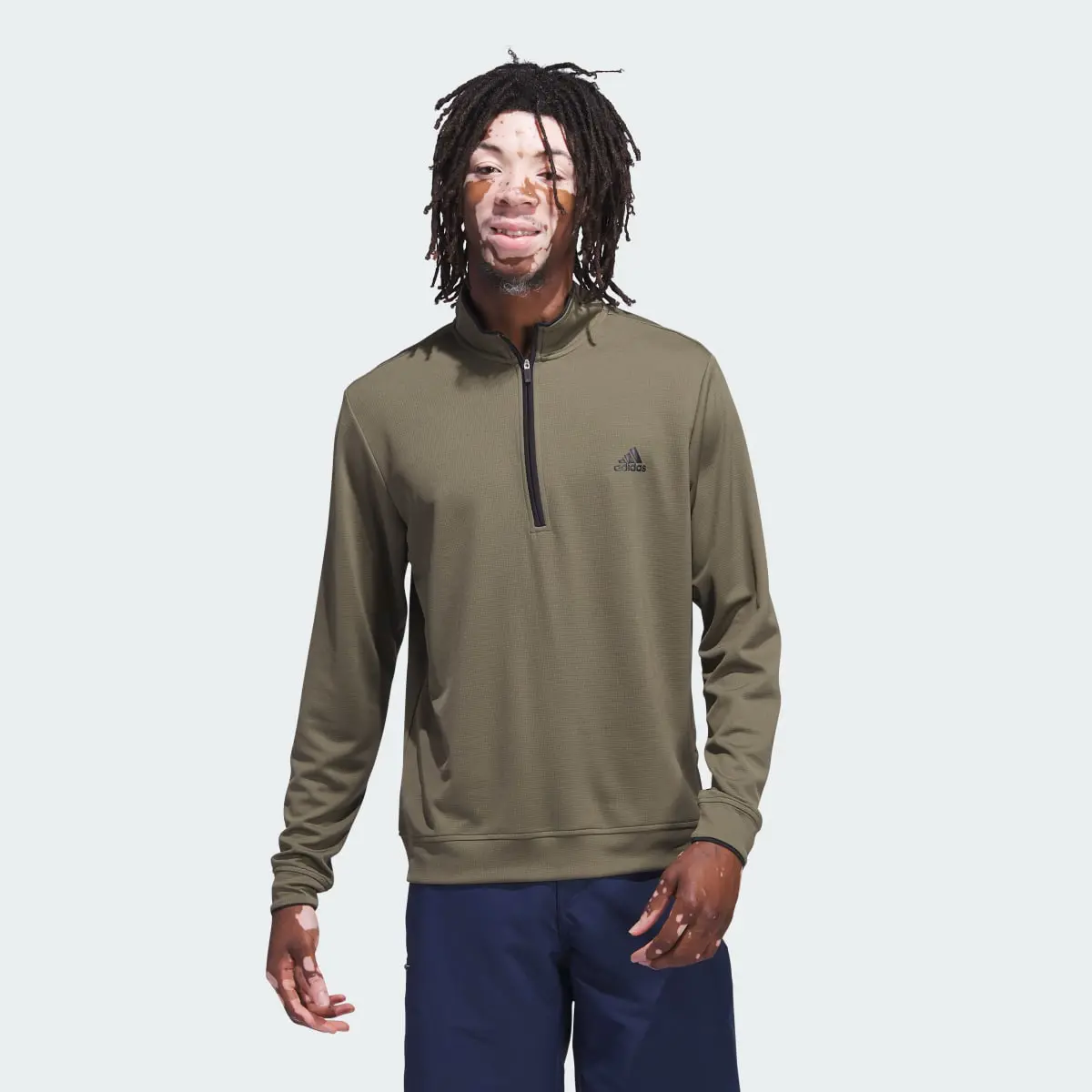 Adidas Quarter-Zip Golf Pullover. 2