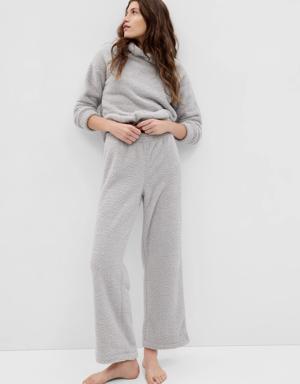 Cozy Sherpa Pants gray