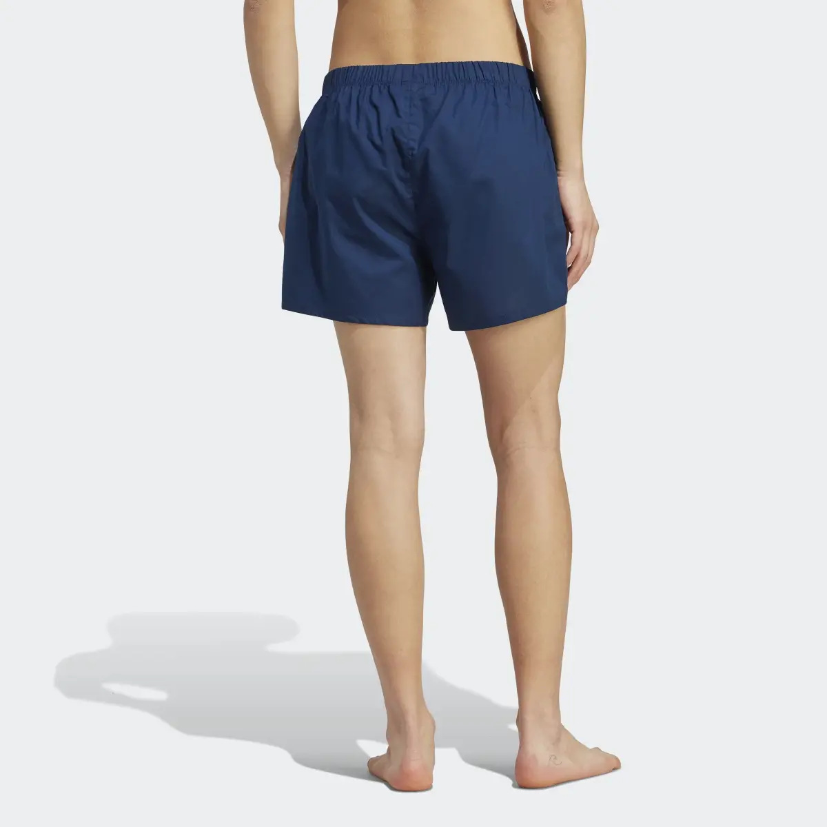 Adidas Boxer Comfort Core Cotton Icon Woven Underwear (Confezione da 2). 2