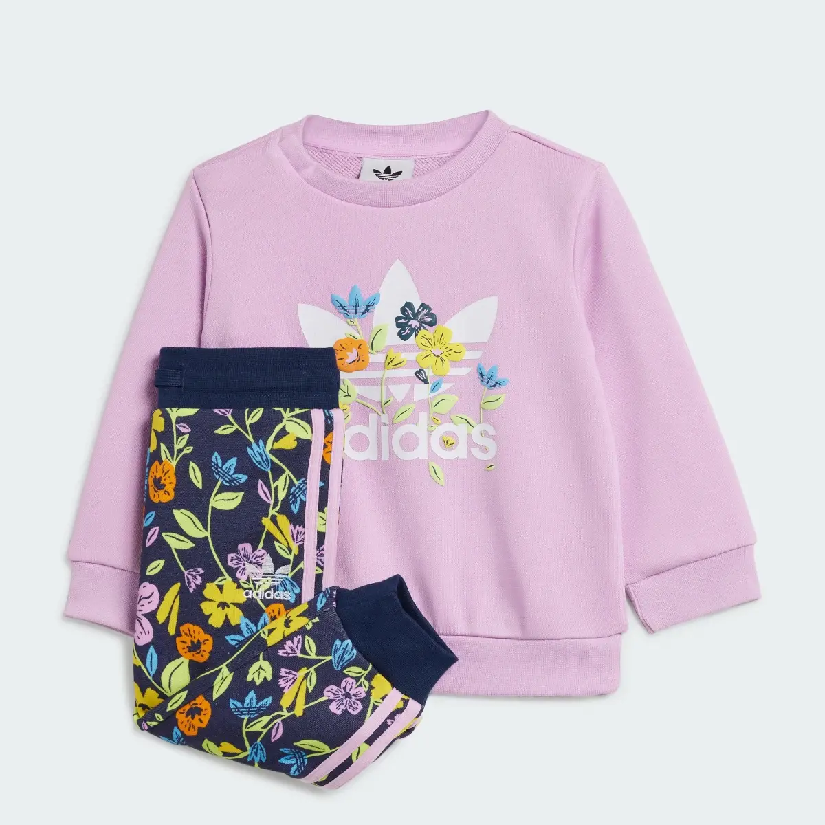 Adidas Floral Crew Set. 1