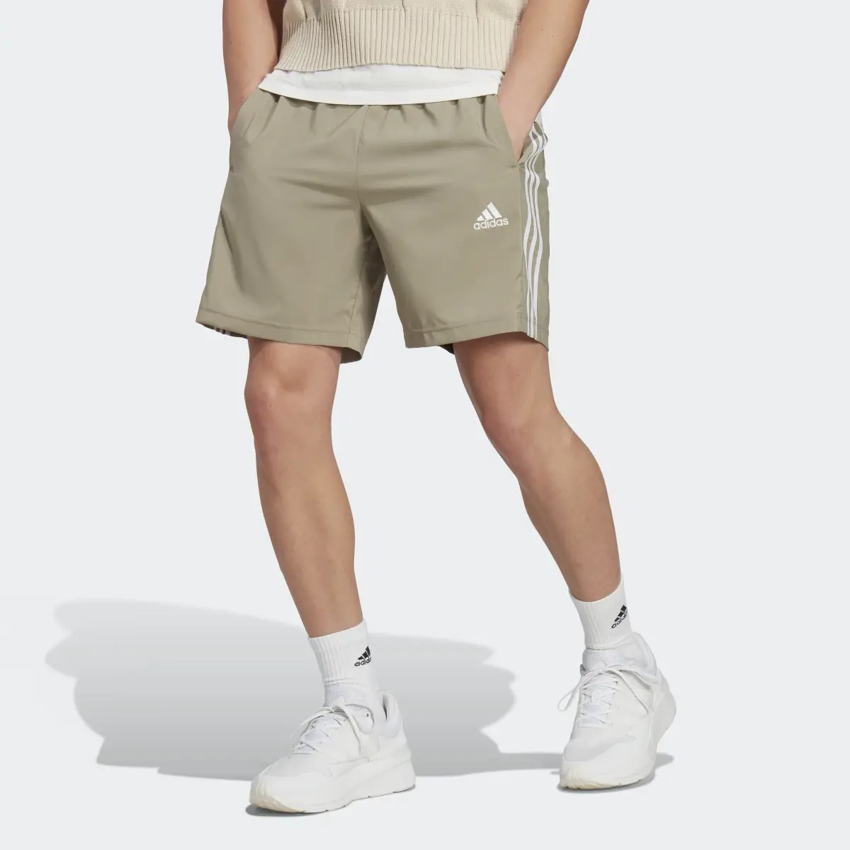 Adidas AEROREADY Essentials Chelsea 3-Stripes Shorts. 1