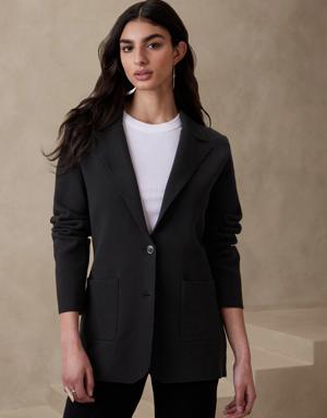 Banana Republic Milano Sweater Blazer black