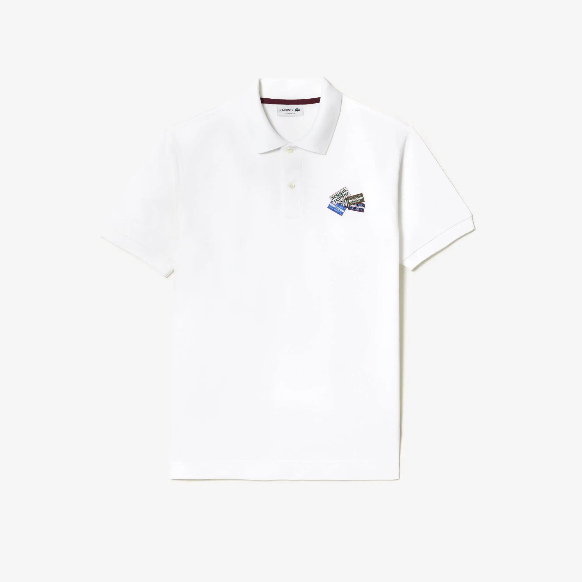 Lacoste Men's Cotton Piqué L.12.12 Badge Detail Polo. 2