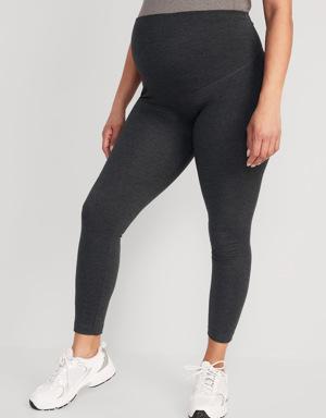 Old Navy Maternity Full-Panel Leggings gray