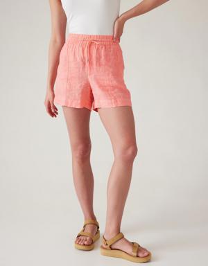 Athleta Retreat Linen Short orange